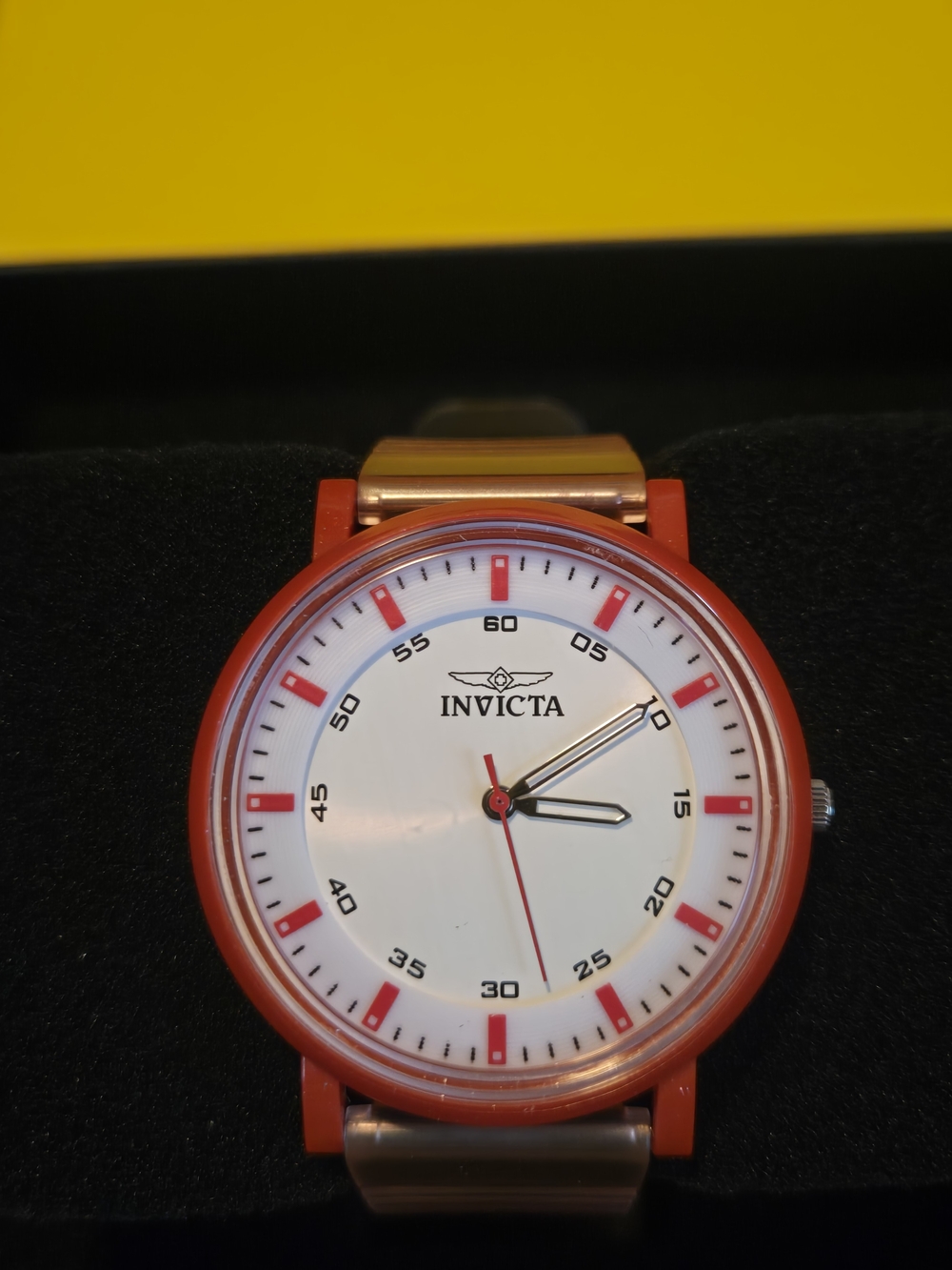 50750 Invicta Angel Lady 40mm ABS Red Silver Dial PC21 Quartz